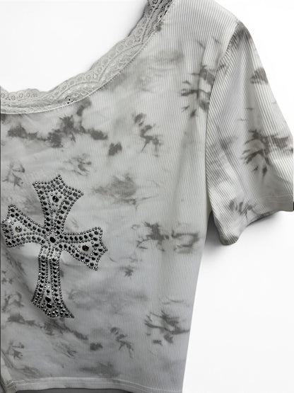 Stud Cross Asym Top  A558