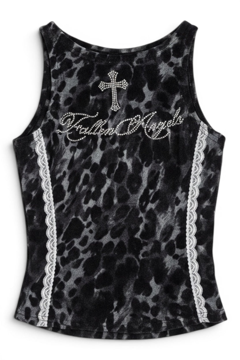 Leopard Line Tank  A559