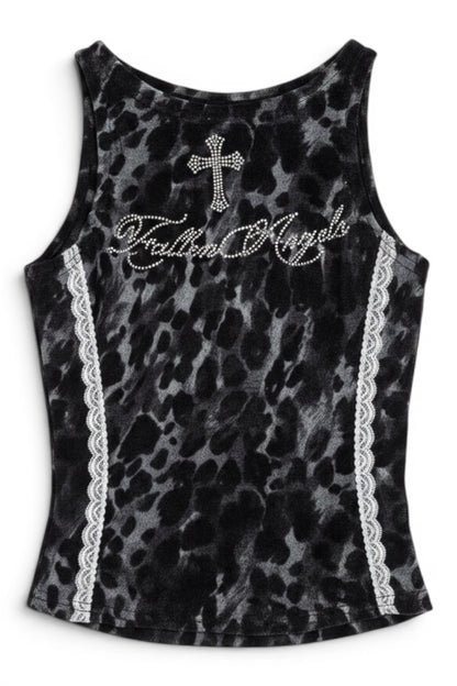 Leopard Line Tank  A559