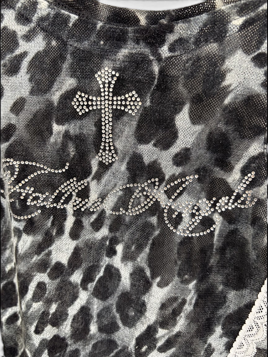 Leopard Line Tank  A559