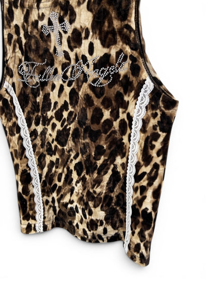 Leopard Line Tank  A559