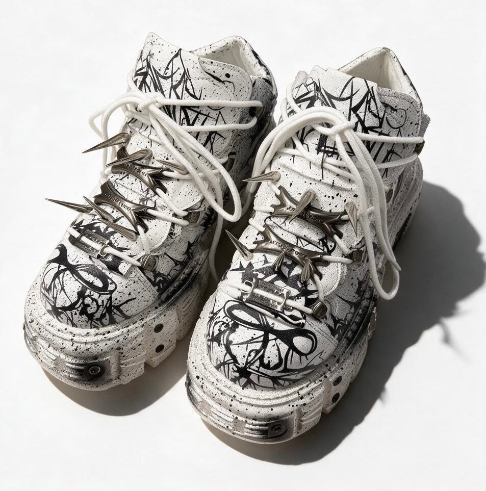 Toxic Spike Platform Sneakers　A728　