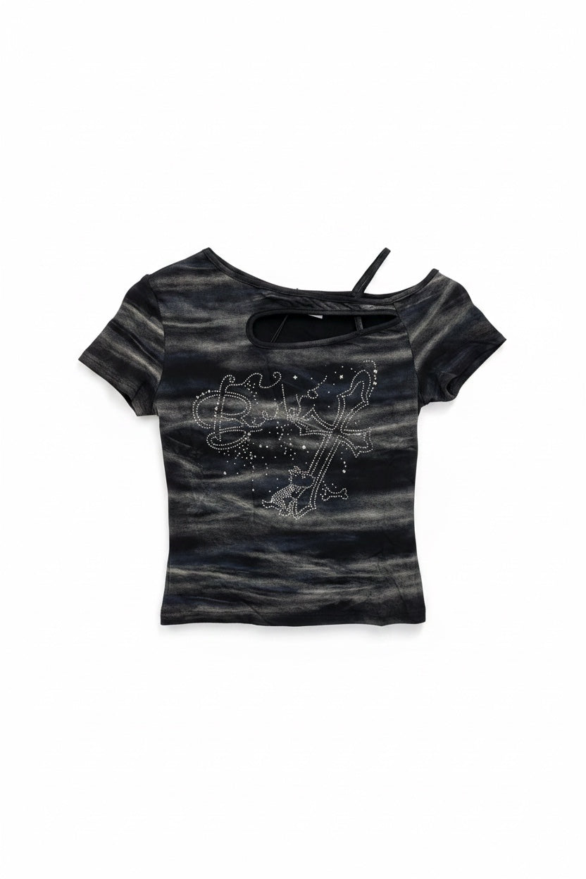 Fade Graphic Top  A556