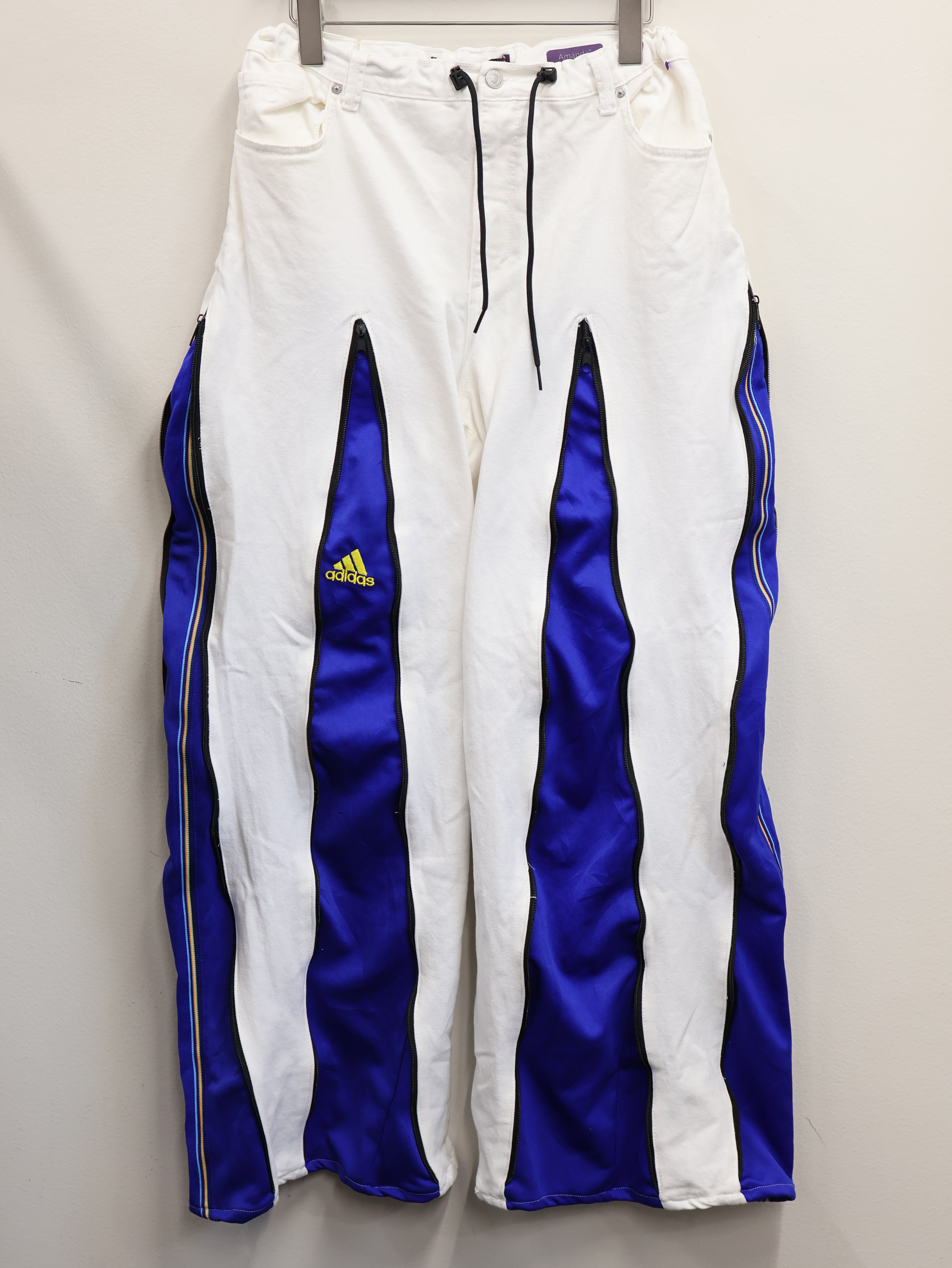 1618 リメイクデニム　ドッキングデニム　トラックパンツ　グレー　ナイキ 1618 リメイクデニム ドッキングデニム トラックパンツ グレー ナイキ