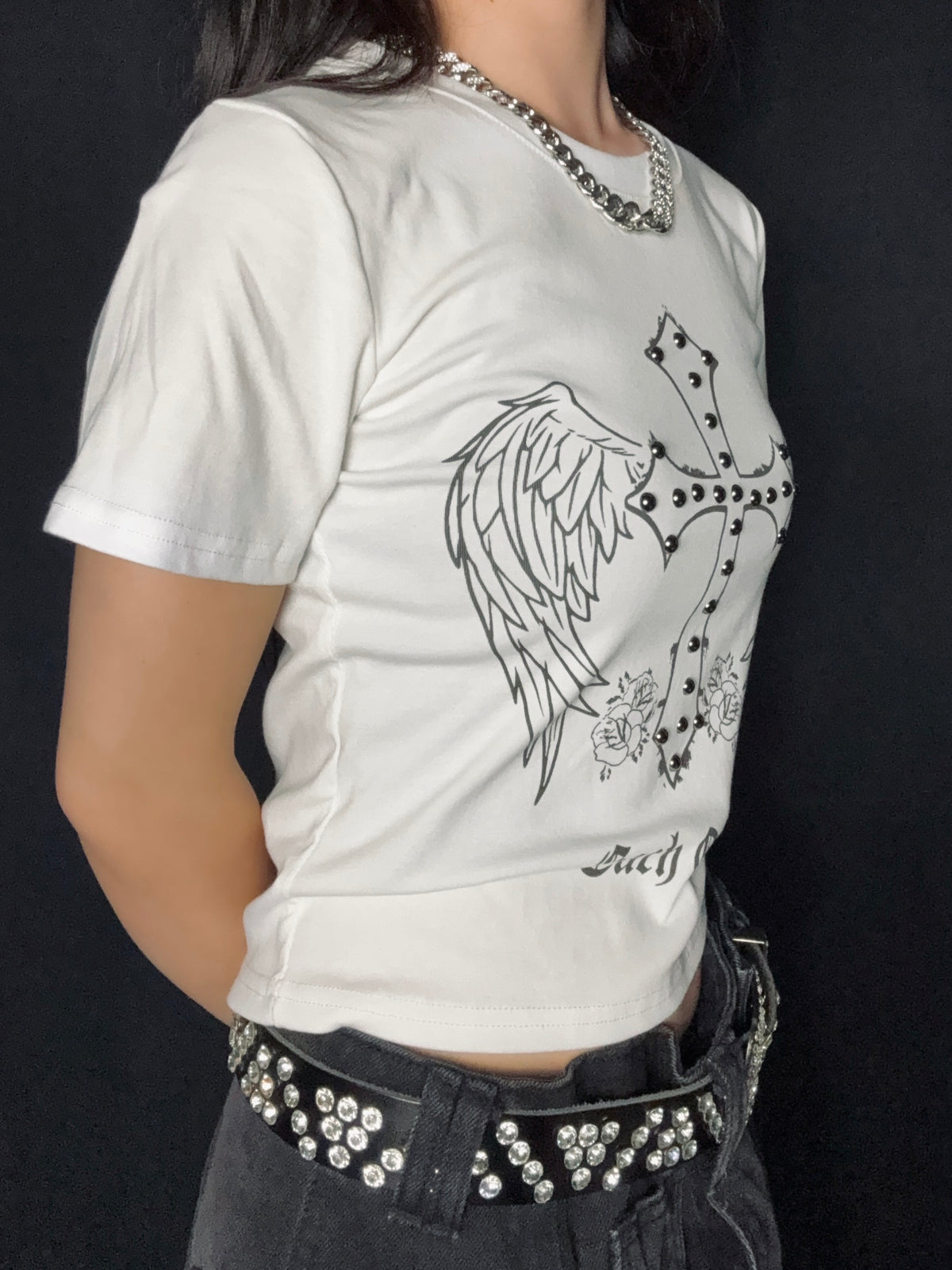 Graphic Print Tee A516
