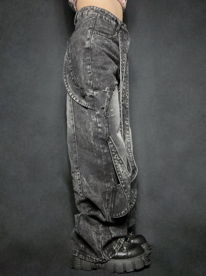 over tape denim A419