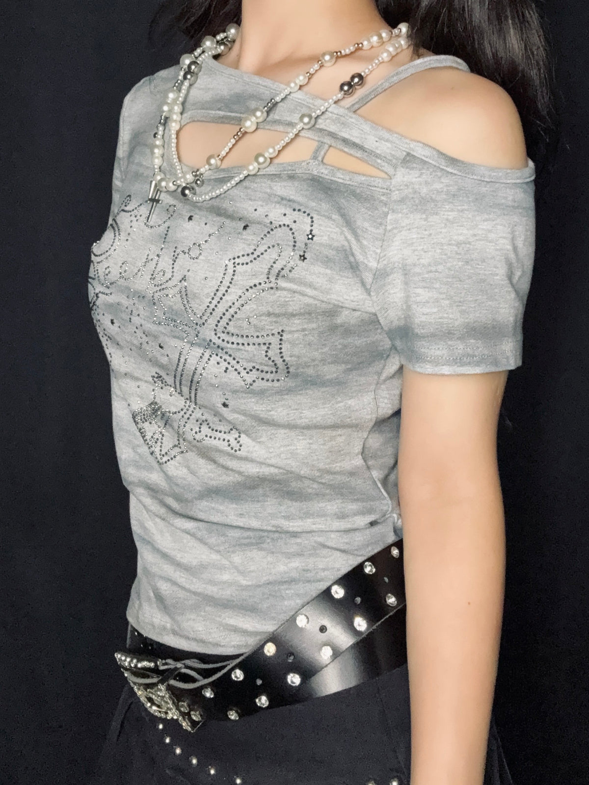 Fade Graphic Top  A556