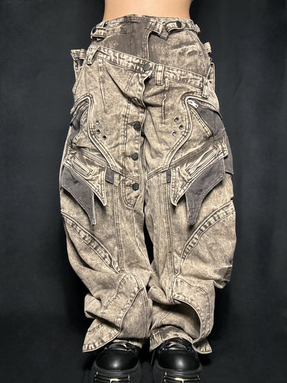 3DW Panel Denim Pants  A531