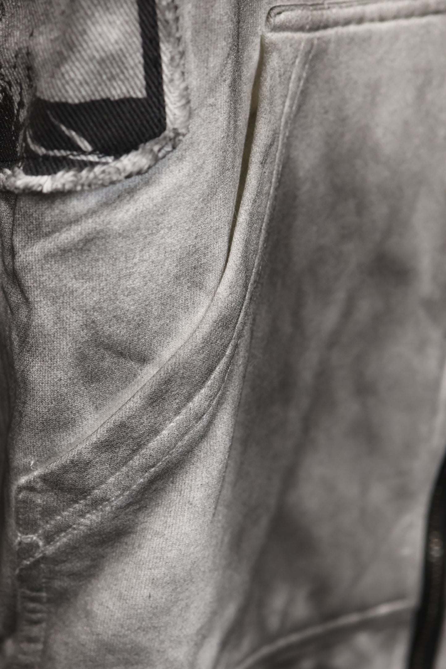 Acid Wash Patch Jacket A317