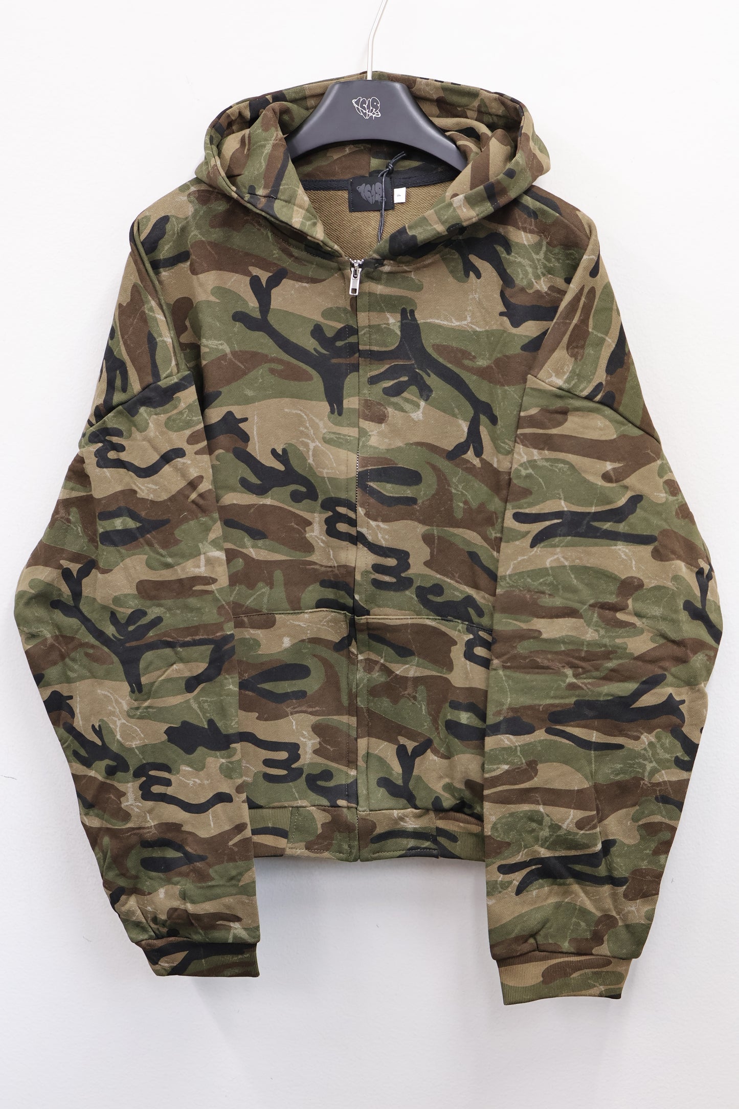Camo Street Zip Hoodie A316