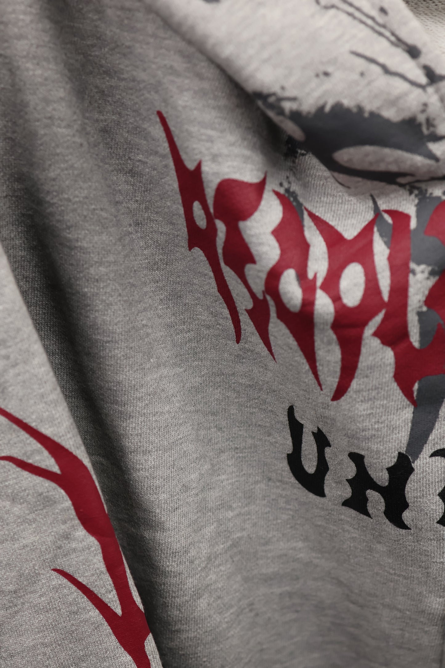 Flame Print Hoodie A314