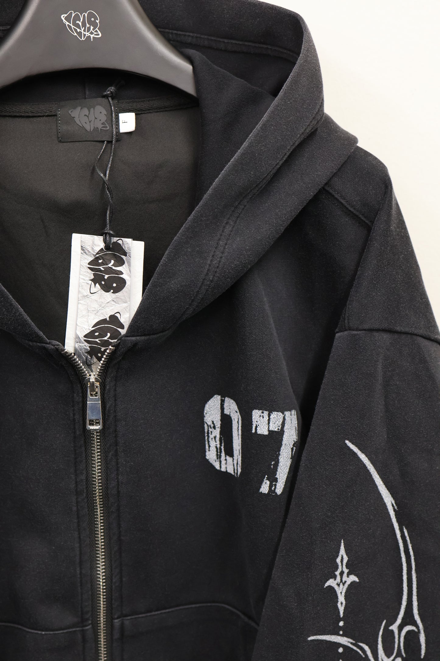 Acid Fade Zip Hoodie A313