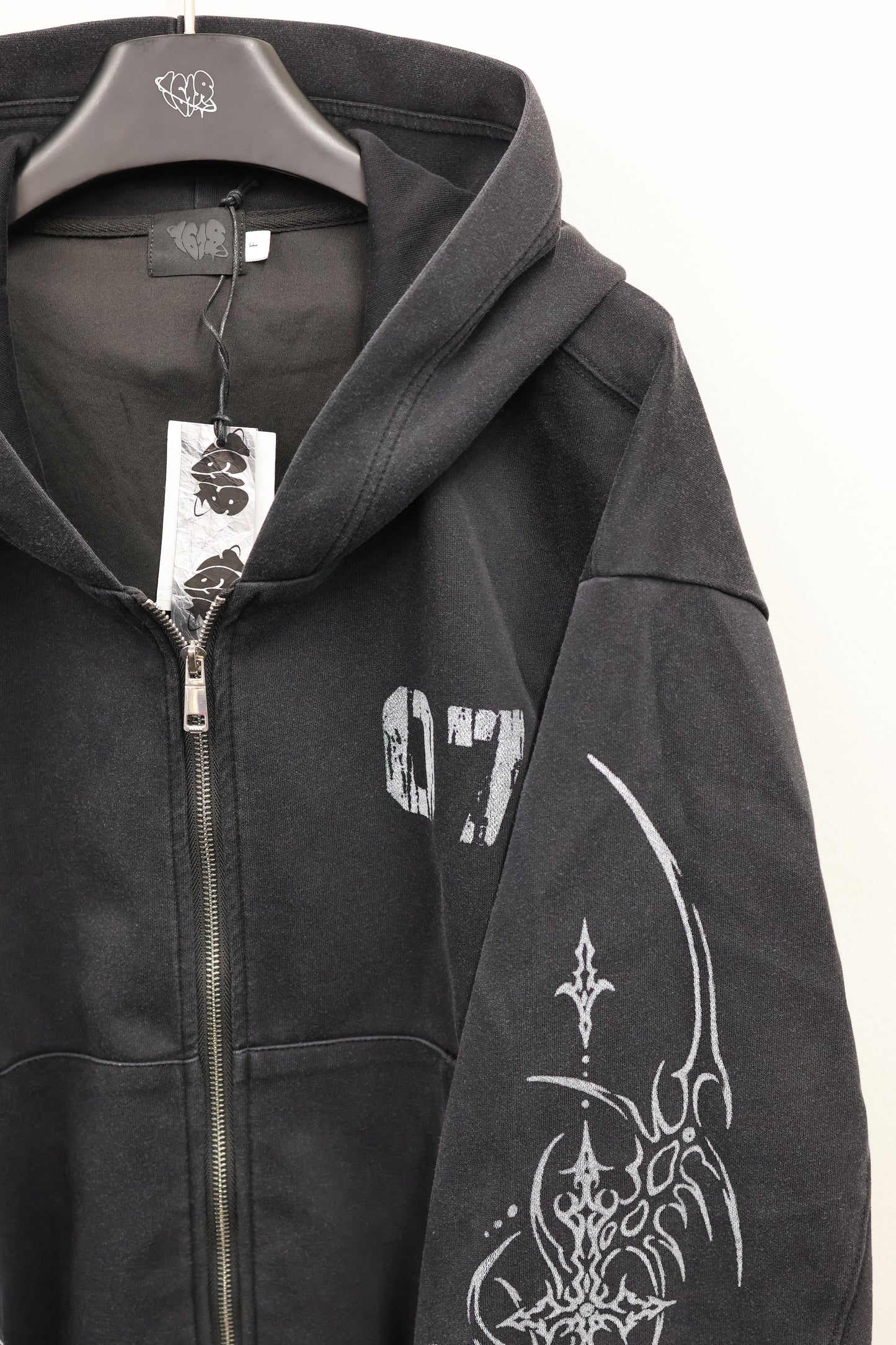 Acid Fade Zip Hoodie A313