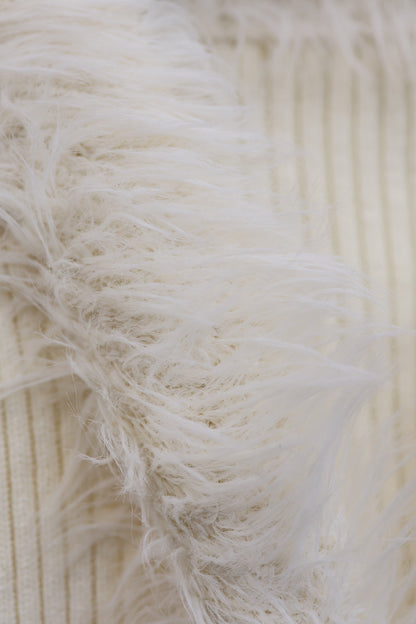 Fur Trim Cardigan A319