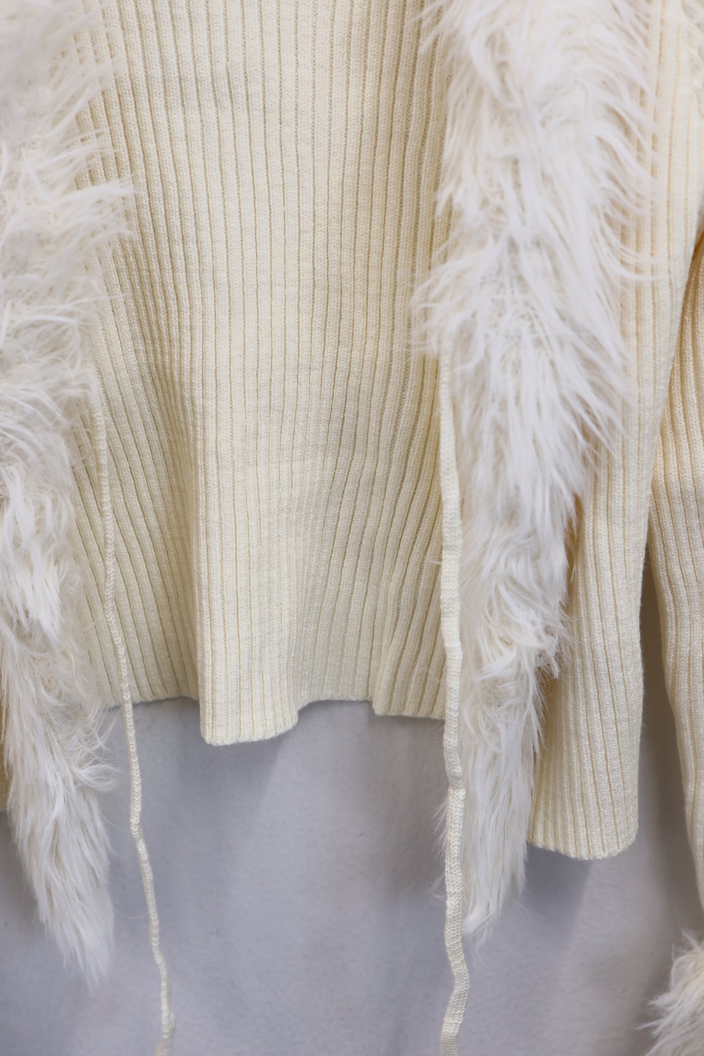 Fur Trim Cardigan A319