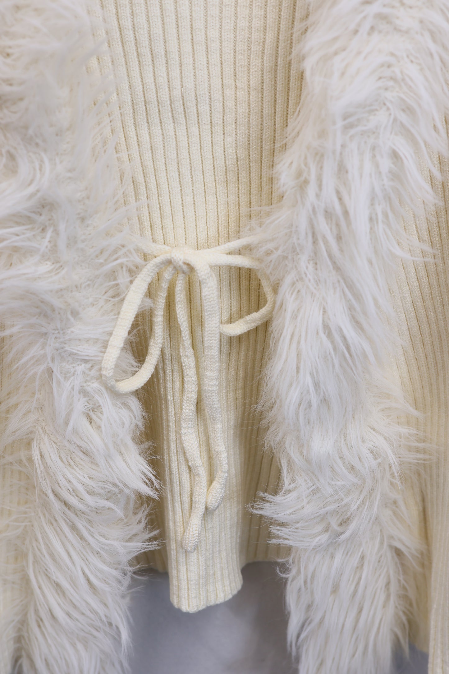 Fur Trim Cardigan A319