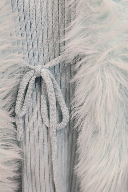 Fur Trim Cardigan A319