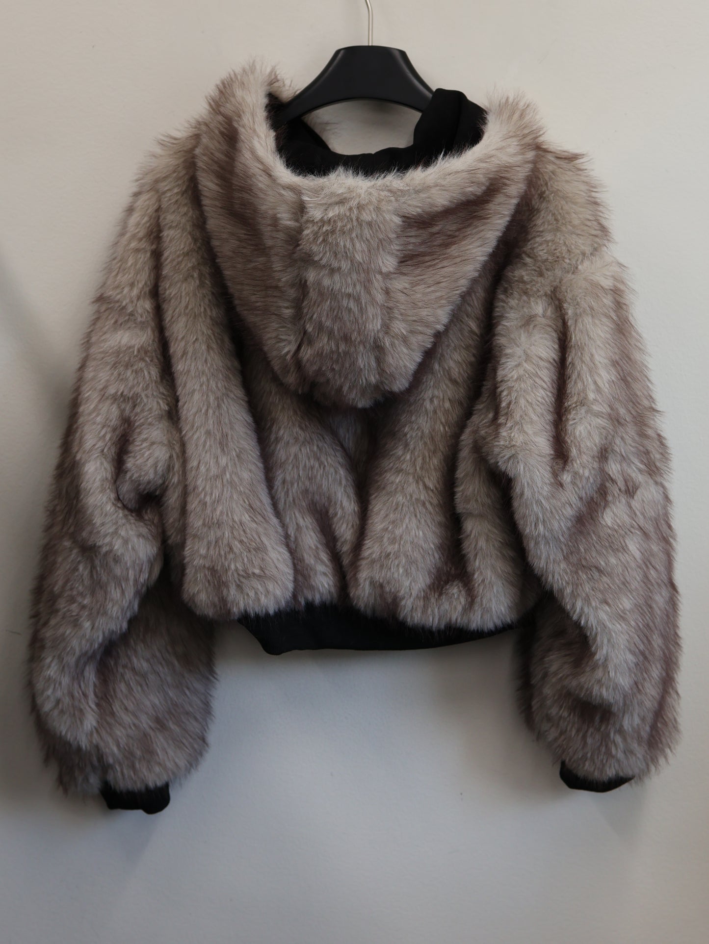 Fuzzy Edge Zip Hoodie　A448