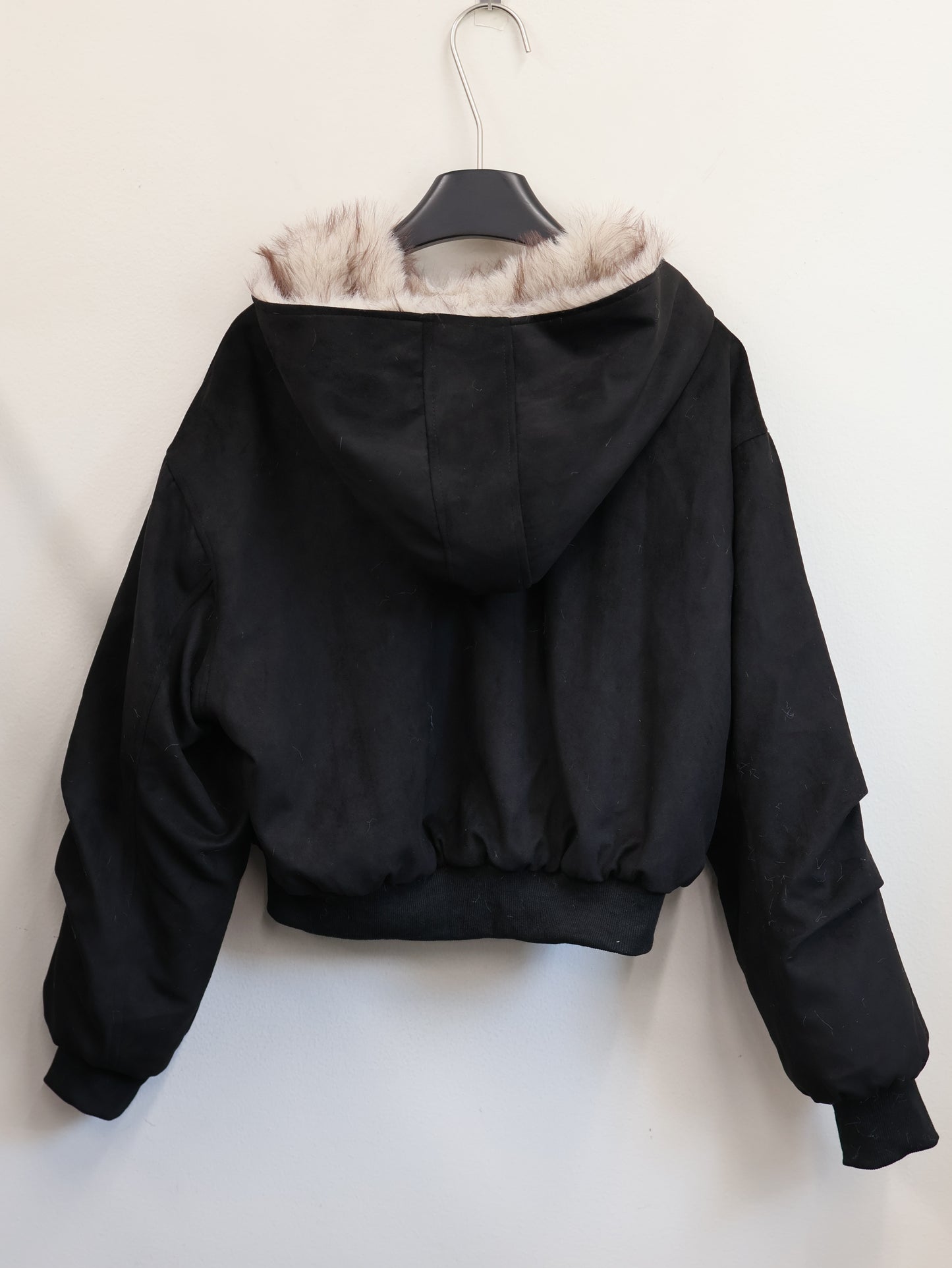 Fuzzy Edge Zip Hoodie　A448