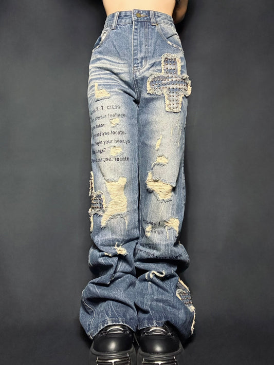Faith Destroy Denim A279