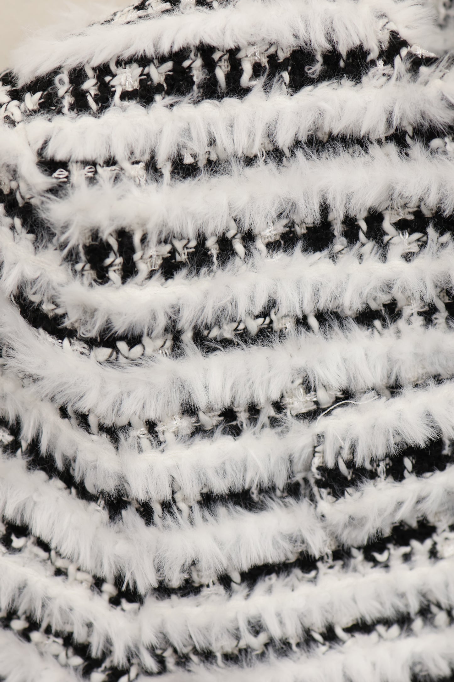 Fuzzy Stripe Jacket A321