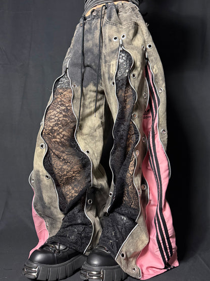 1618 remake lace denim_RB142　
