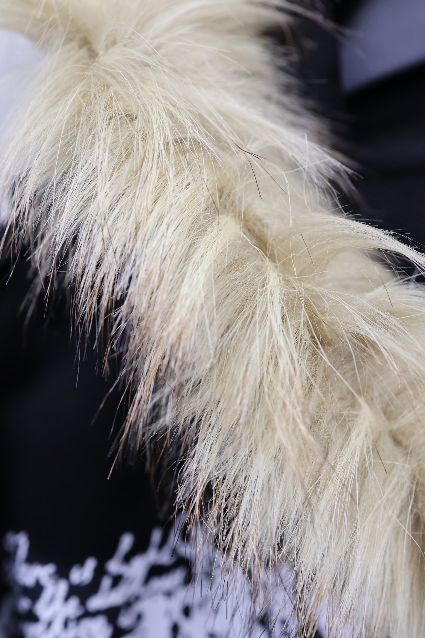 Grunge Fur Hoodie A323