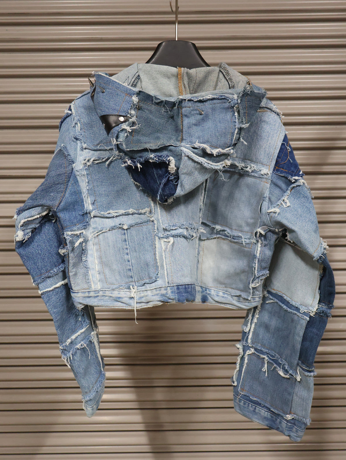 Wild Riot Patchwork Denim Hoodie RA1014