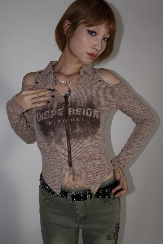 Grunge Print Shirt A286