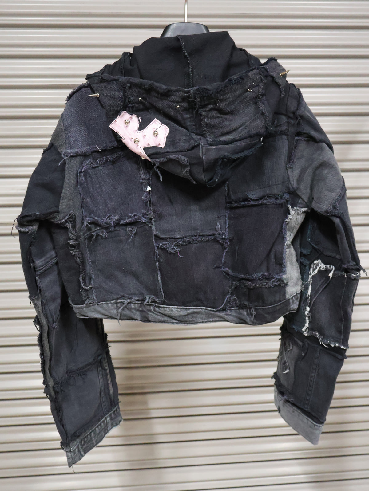 Violet Chaos Patchwork Hoodie RA1017