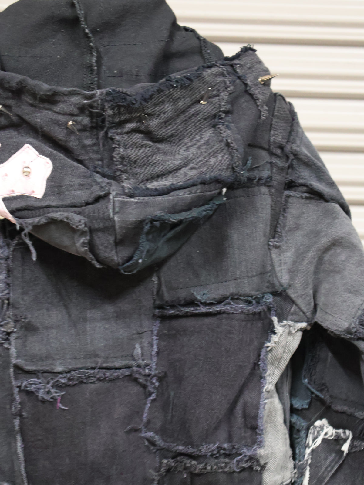Violet Chaos Patchwork Hoodie RA1017