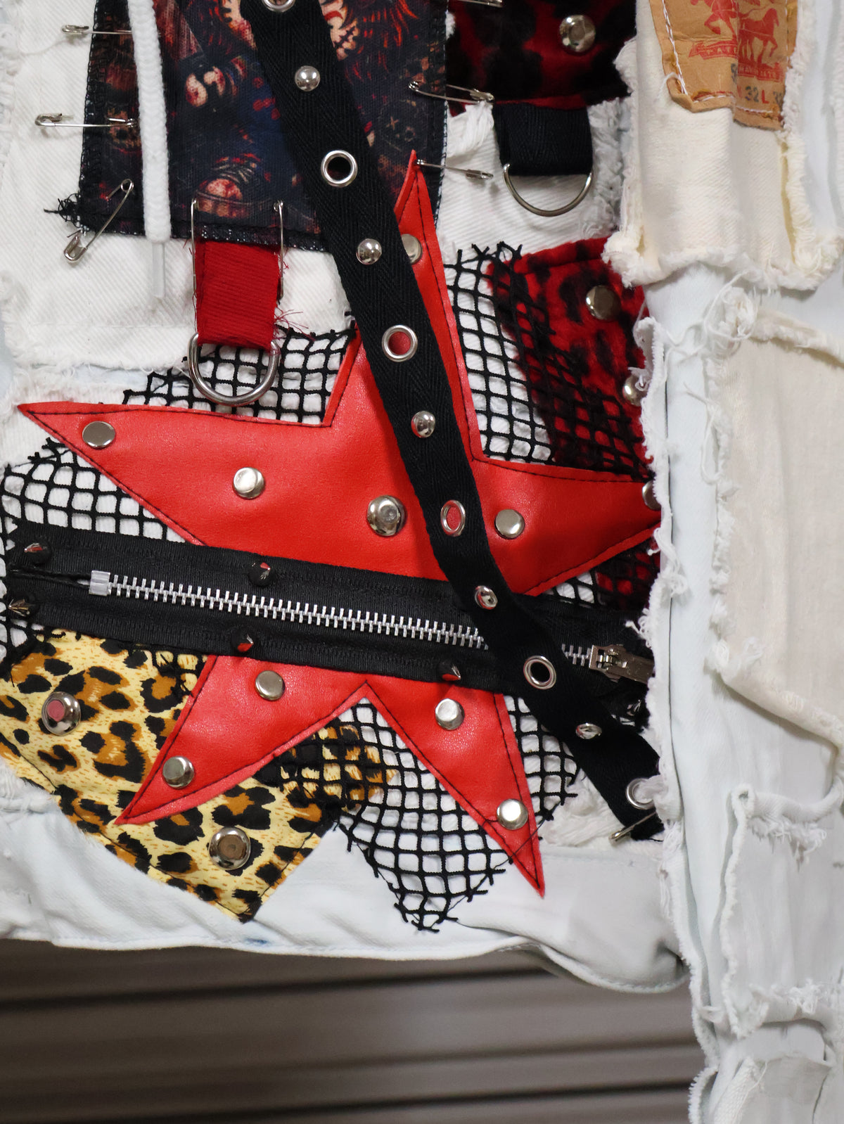 Scarlet Riot Patchwork Hoodie RA1018
