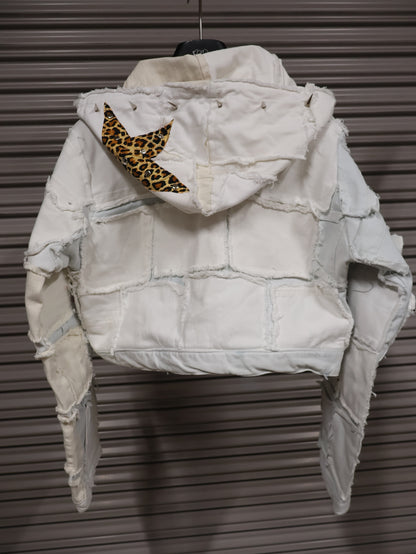Scarlet Riot Patchwork Hoodie RA1018