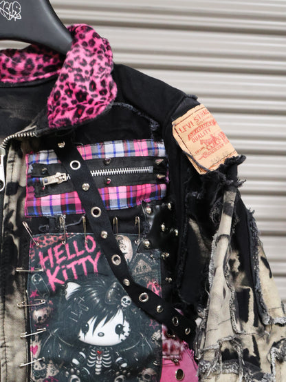 Pink Venom Patchwork Jacket RA1021