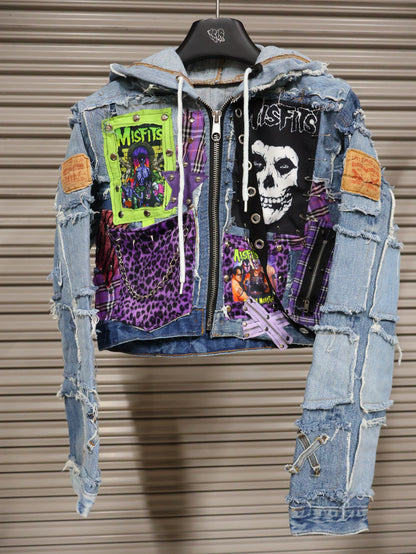 Neon Riot Patchwork Jacket RA1022