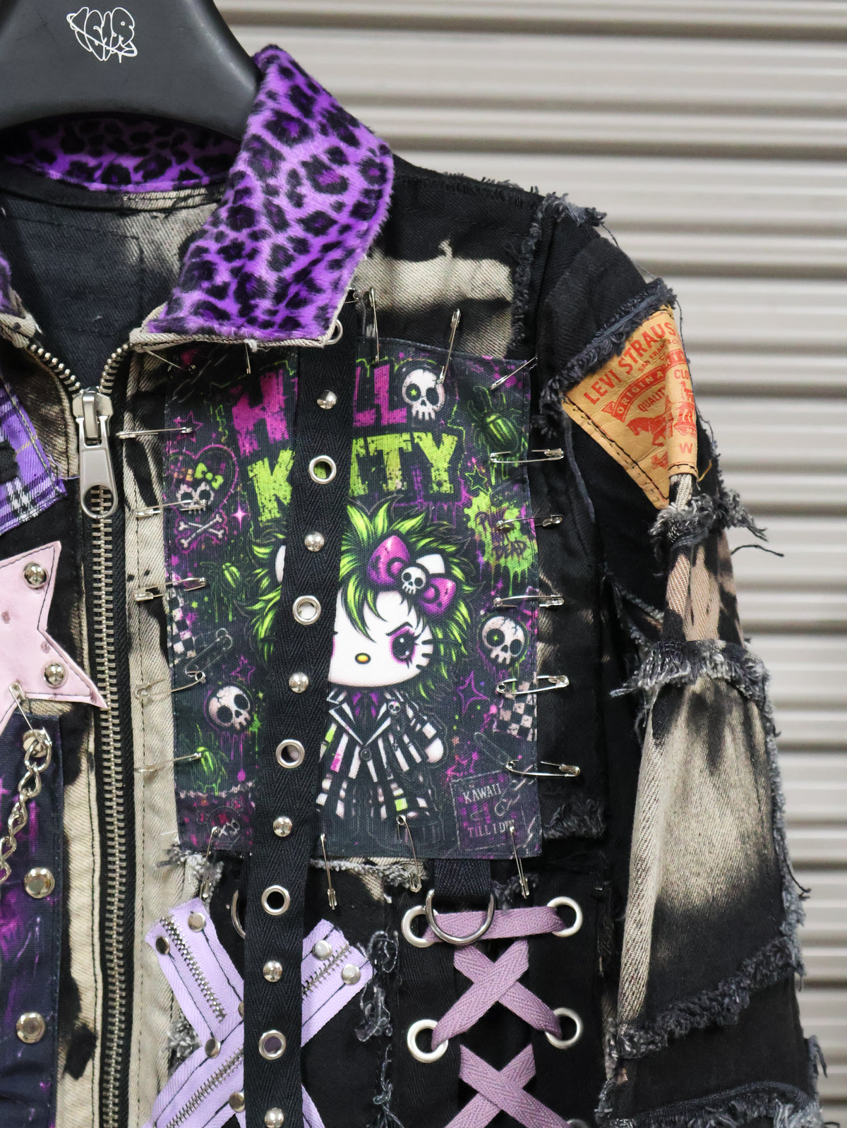 Violet Chaos Patchwork Jacket RA1023