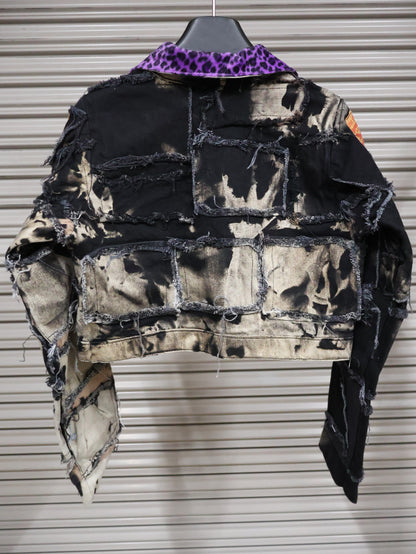 Violet Chaos Patchwork Jacket RA1023