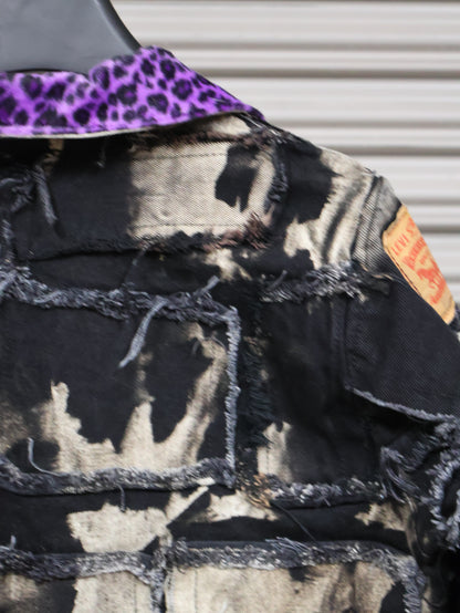 Violet Chaos Patchwork Jacket RA1023