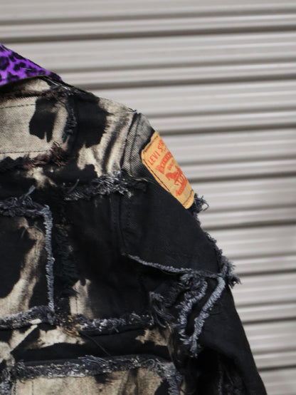 Violet Chaos Patchwork Jacket RA1023