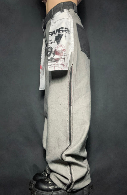 Graffiti Patch Pants A271
