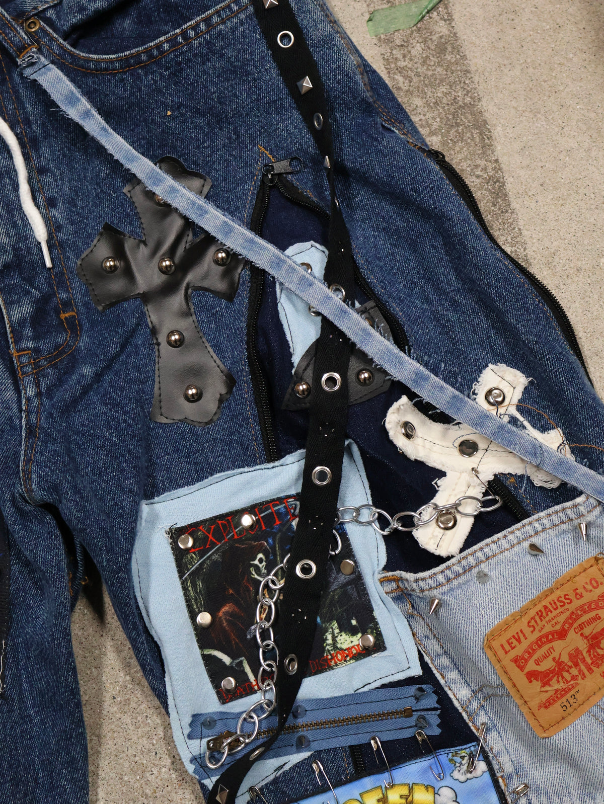RE: Ash Washed Patch Denim RA1106