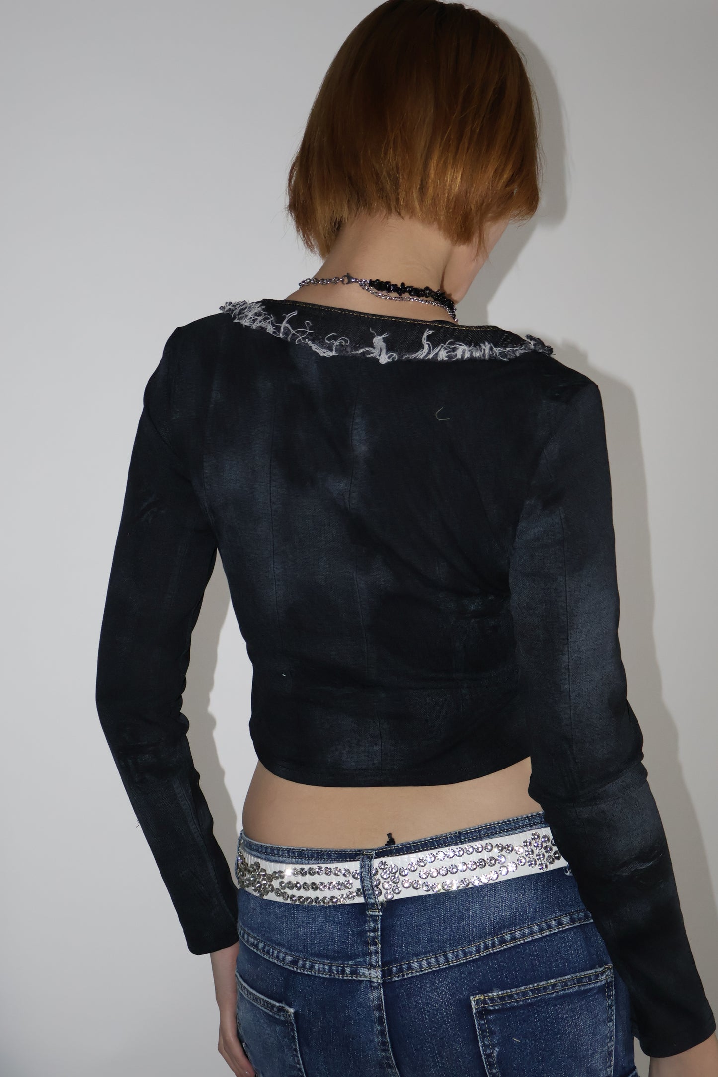 25-914 Lace Skull Top A356