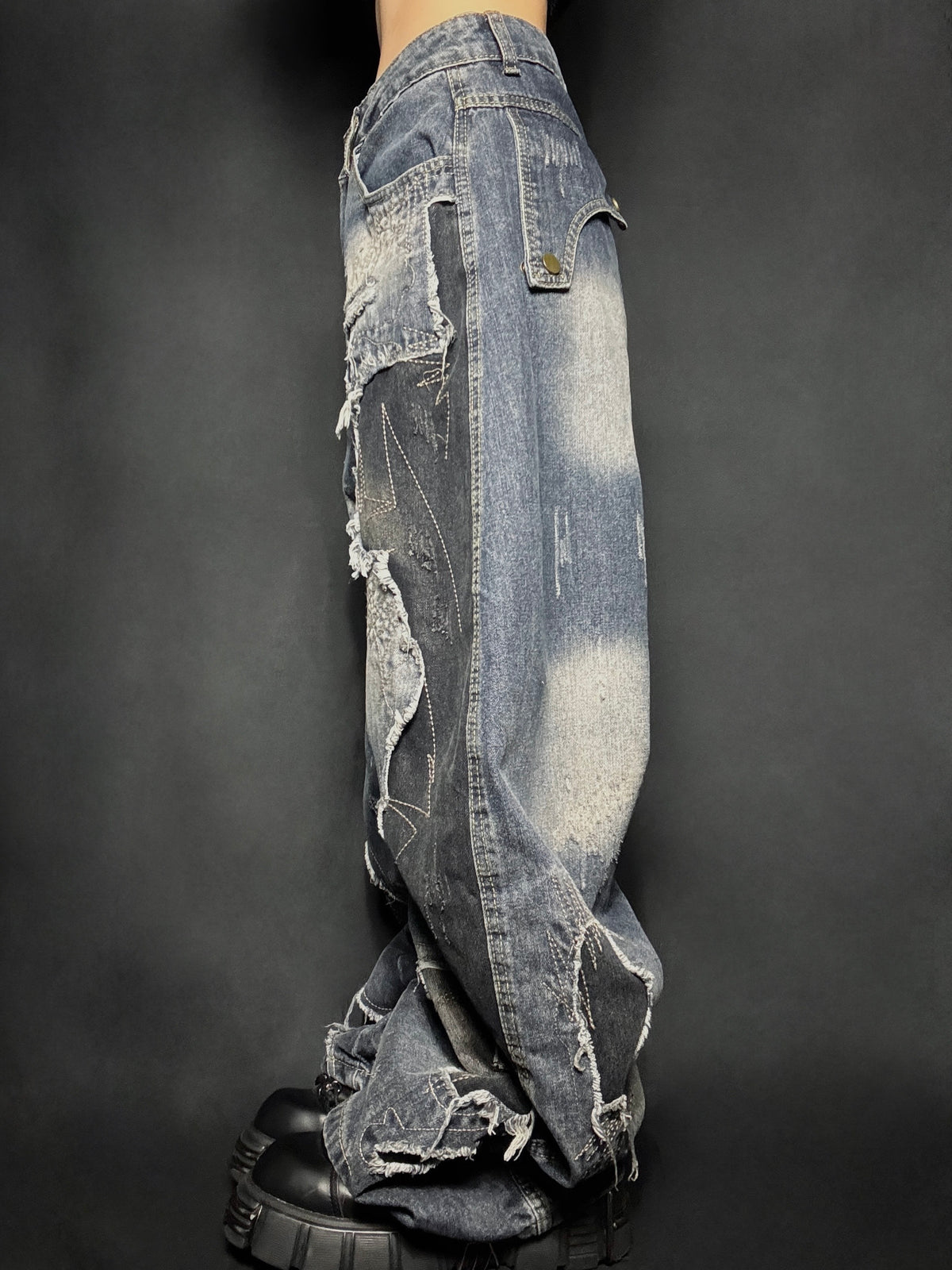 Ruin Cross Denim  A532