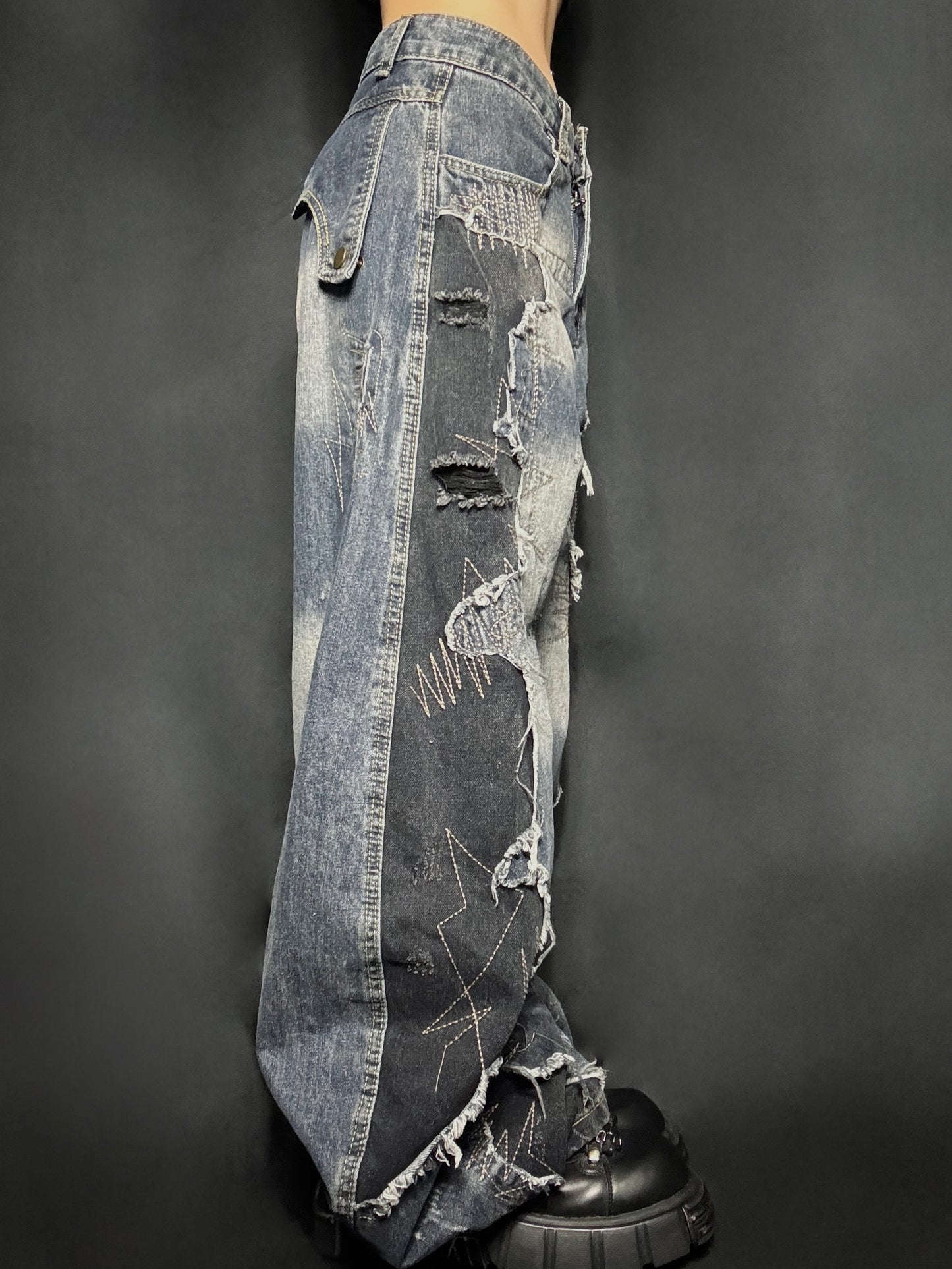 Ruin Cross Denim  A532