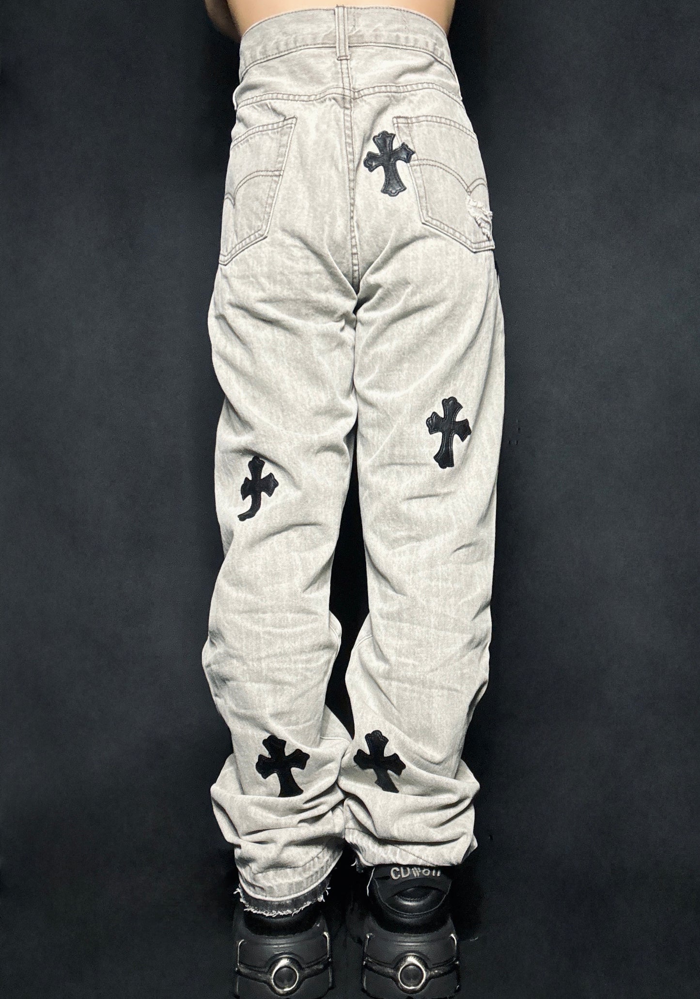 cross patch denim A241