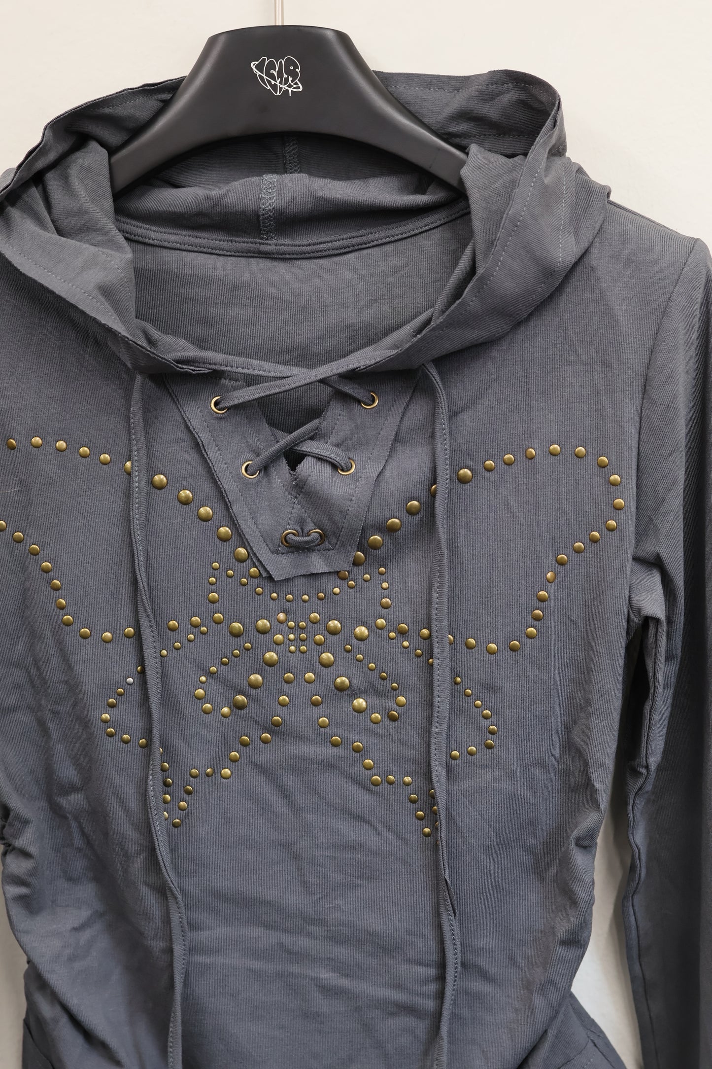 25-909 Stud Butterfly Hoodie A336