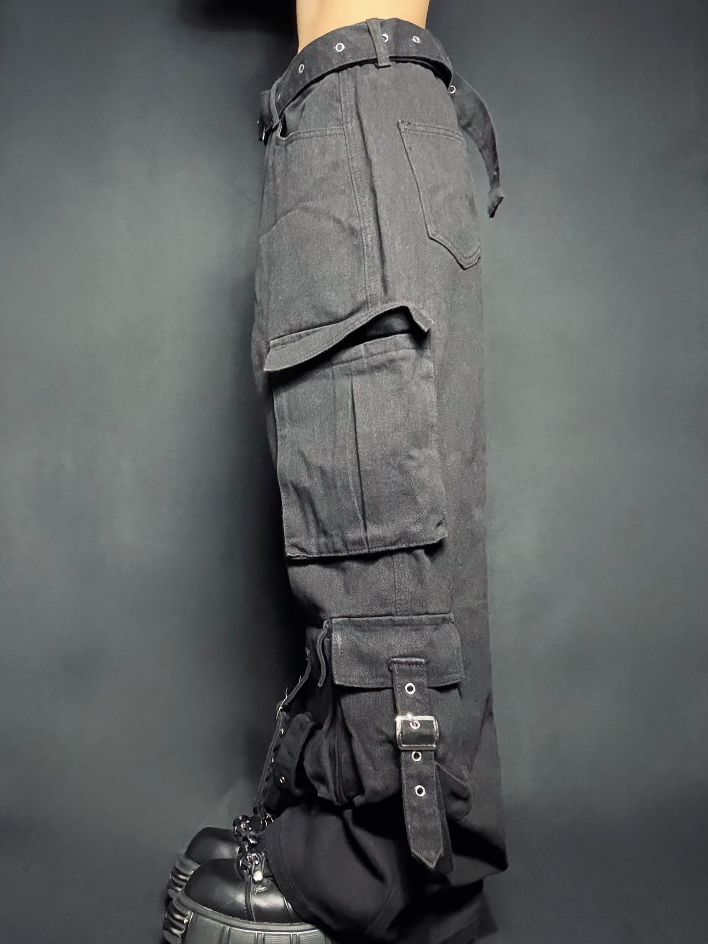 waist belt cargo denim A239