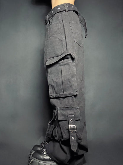 waist belt cargo denim A239