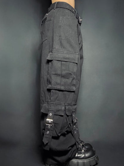 waist belt cargo denim A239