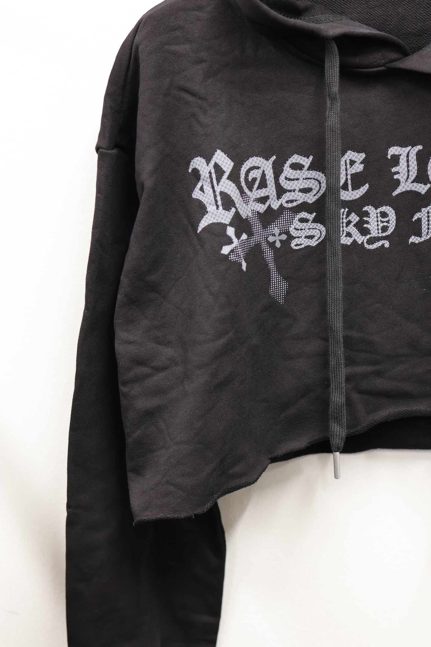 25-920 Logo Crop Hoodie  A349